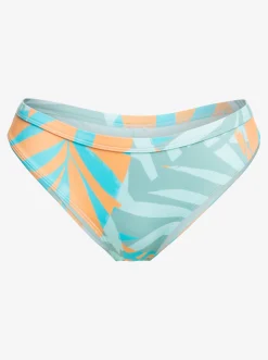 Roxy Bikini Bottoms* Pro The Snap Tur - Cheeky Bikinibroekje Voor Dames Blue Surf All Palmed Out