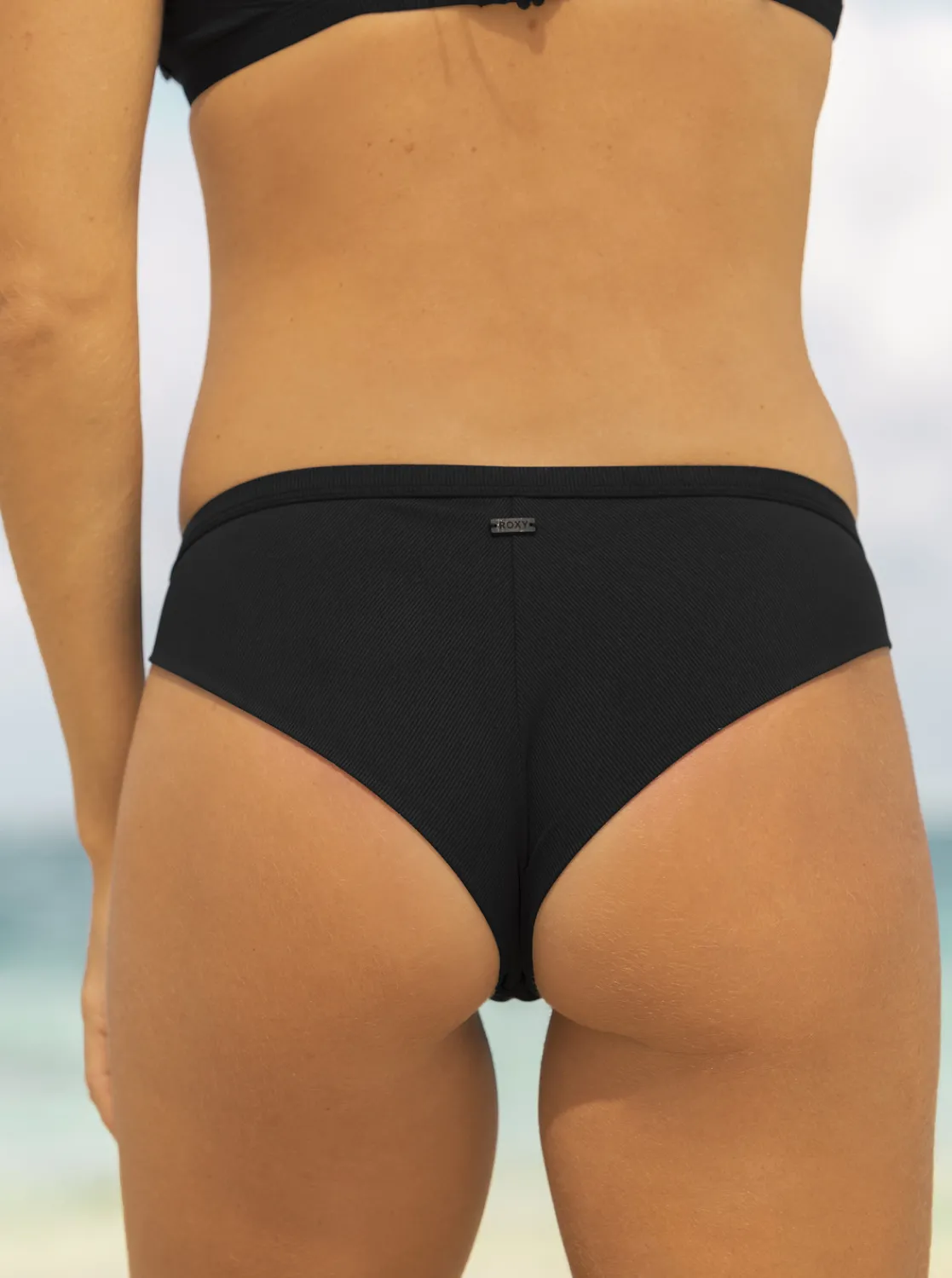 Roxy Bikini Bottoms* Pro The Snap Turn - Cheeky Bikinibroekje Voor Dames Anthracite