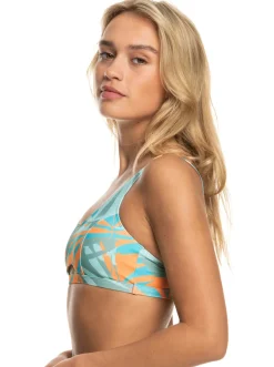 Roxy Bikini Tops* Pro The Tilt Shift - Bikinitop Voor Dames Blue Surf All Palmed Out