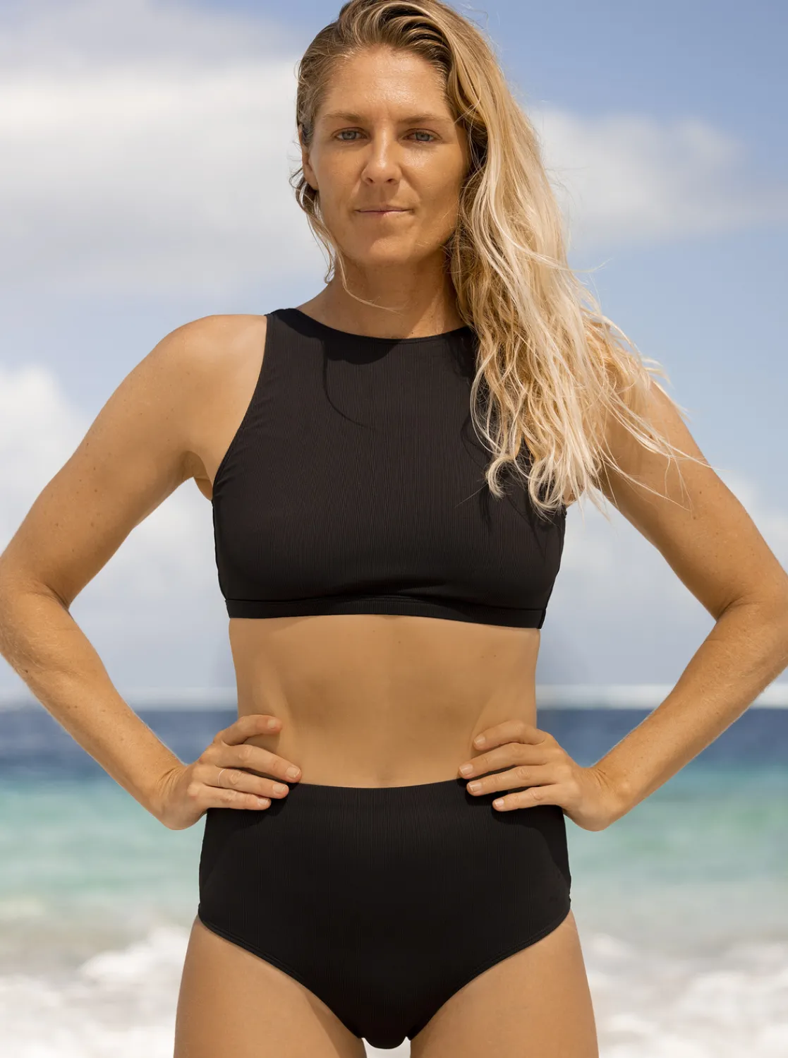 Roxy Bikini Bottoms* Pro The Up Surge - Bikinibroekje Voor Dames Anthracite