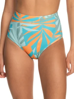 Roxy Bikini Bottoms* Pro The Up Surge - Bikinibroekje Voor Dames Blue Surf All Palmed Out