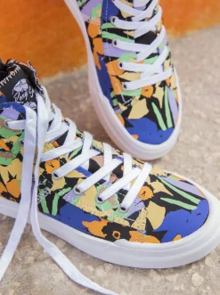Roxy Sneakers* Rae Mid - Halfhoge Schoenen Voor Dames Black Print