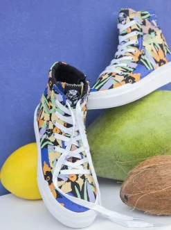 Roxy Sneakers* Rae Mid - Halfhoge Schoenen Voor Dames Black Print