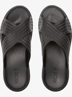 Roxy Slippers* Rivie - Sandalen Voor Dames Black