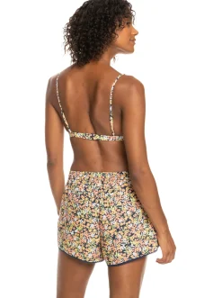 Roxy Badkleding*Salty Tan - Short Voor Dames Mood Indigo Ditsy Love