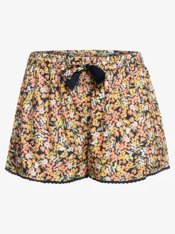 Roxy Badkleding*Salty Tan - Short Voor Dames Mood Indigo Ditsy Love