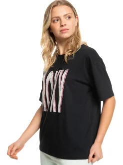 Roxy T-Shirts & Tops*Sand Under The Sky - T-Shirt Voor Dames Anthracite