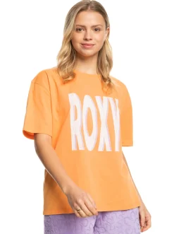 Roxy T-Shirts & Tops*Sand Under The Sky - T-Shirt Voor Dames Mock Orange