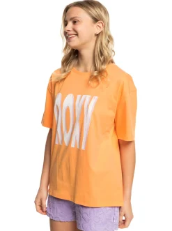 Roxy T-Shirts & Tops*Sand Under The Sky - T-Shirt Voor Dames Mock Orange