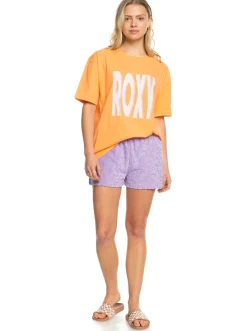Roxy T-Shirts & Tops*Sand Under The Sky - T-Shirt Voor Dames Mock Orange