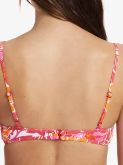 Roxy Bikini Tops*Sea Spray - Bralette Bikini Top For Women Hilo Hibiscus - Small