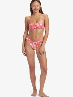 Roxy Bikini Tops*Sea Spray - Bralette Bikini Top For Women Hilo Hibiscus - Small