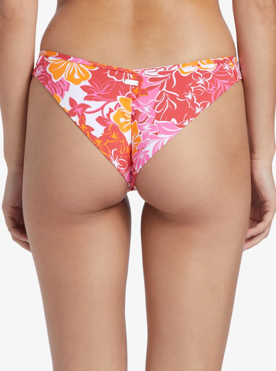 Roxy Bikini Bottoms*Sea Spray - Cheeky Bikini Bottoms For Women Hilo Hibiscus - Small