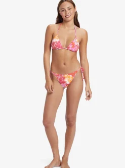 Roxy Bikini Tops*Sea Spray - Tiki Tri Bikini Top For Women Hilo Hibiscus - Small