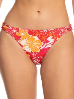 Roxy Bikini Bottoms*Sea Spray Classics - Hipster Bikini Bottoms For Women Hilo Hibiscus - Small