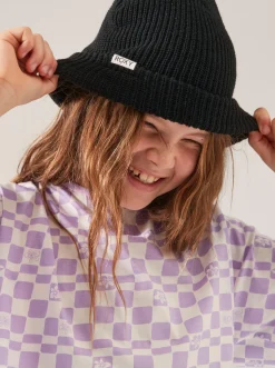 Roxy T-Shirts & Blouses*Set The Mood - Boxy T-Shirt Voor Meisjes 10-16 Purple Rose Flower Box