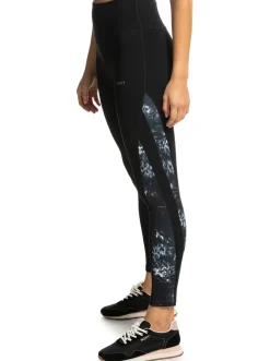 Roxy Broeken & Jeans*Shalala Love - Technische Legging Voor Dames True Black Future Flower