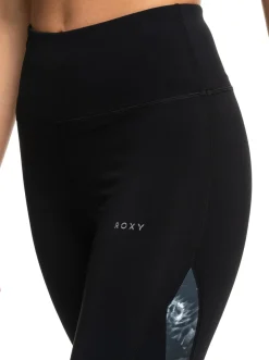 Roxy Broeken & Jeans*Shalala Love - Technische Legging Voor Dames True Black Future Flower