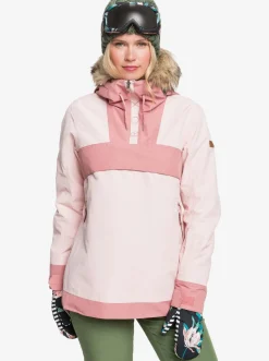 Roxy Snow-Jassen*Shelter 2021 - Snow Jack Voor Dames Silver Pink