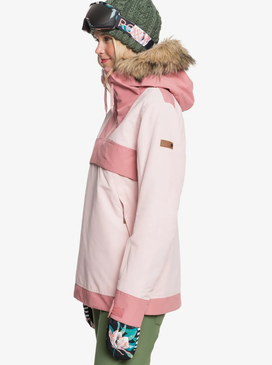 Roxy Snow-Jassen*Shelter 2021 - Snow Jack Voor Dames Silver Pink