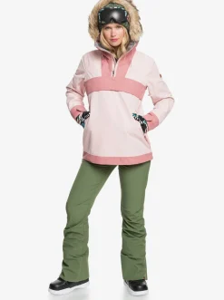 Roxy Snow-Jassen*Shelter 2021 - Snow Jack Voor Dames Silver Pink