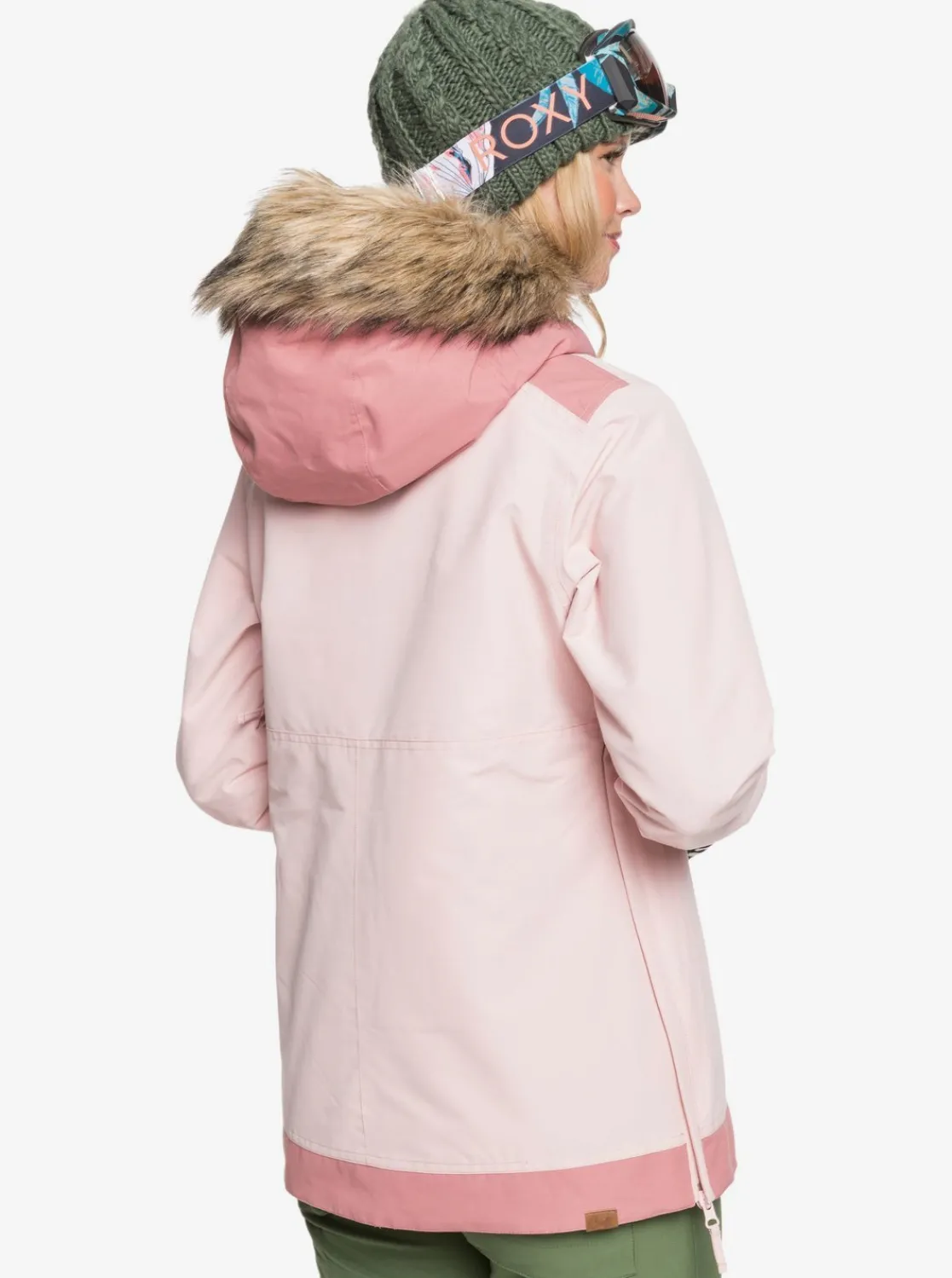 Roxy Snow-Jassen*Shelter 2021 - Snow Jack Voor Dames Silver Pink