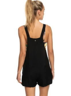 Roxy Jurken*Silver Sky Again - Korte Tuinbroek Voor Dames Anthracite