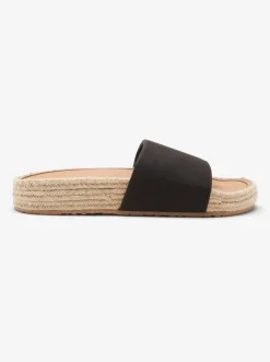 Roxy Slippers*Slippy - Instappers Voor Dames Black