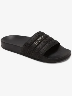 Roxy Slippers*Slippy - Sandalen Voor Dames Black/M Gold