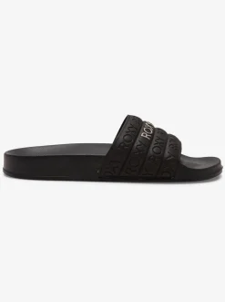 Roxy Slippers*Slippy - Sandalen Voor Dames Black/M Gold