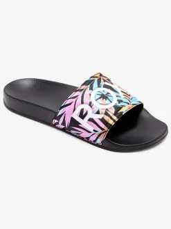 Roxy Slippers*Slippy - Sandalen Voor Dames Black Multi