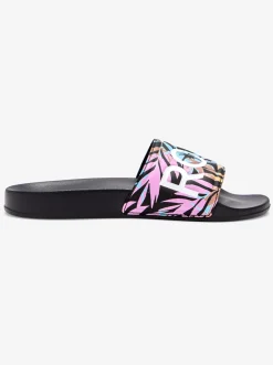 Roxy Slippers*Slippy - Sandalen Voor Dames Black Multi