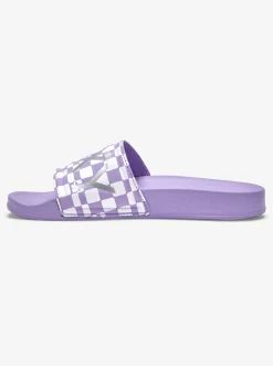 Roxy Schoenen*Slippy - Sandalen Voor Meisjes White/Lavender