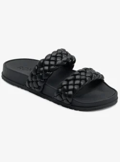 Roxy Slippers*Slippy Braided - Sandalen Voor Dames Black