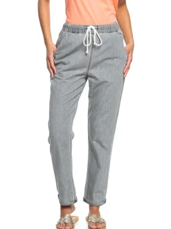 Roxy Broeken & Jeans*Slow Swell - Denim Broek Voor Dames Light Grey