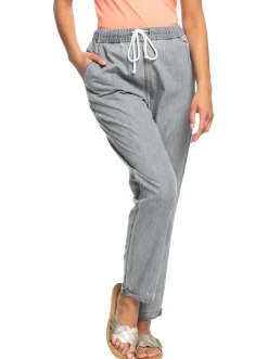 Roxy Broeken & Jeans*Slow Swell - Denim Broek Voor Dames Light Grey