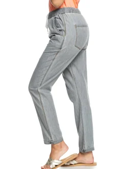 Roxy Broeken & Jeans*Slow Swell - Denim Broek Voor Dames Light Grey