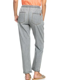 Roxy Broeken & Jeans*Slow Swell - Denim Broek Voor Dames Light Grey
