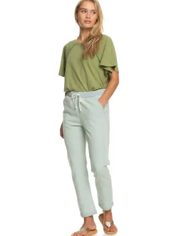 Roxy Broeken & Jeans*Slow Swell - Denim Broek Voor Dames Bleached Blue