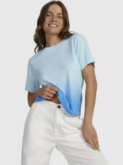 Roxy T-Shirts & Tops*Small & Sweet - Oversized T-Shirt Voor Dames Almost Blue