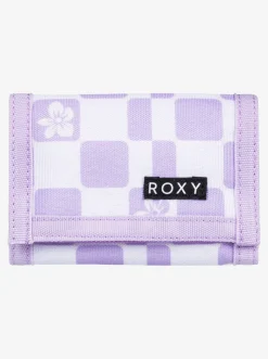 Roxy Portemonnees*Small Beach - Portemonnee Met 2 Flappen Purple Rose Flower Box
