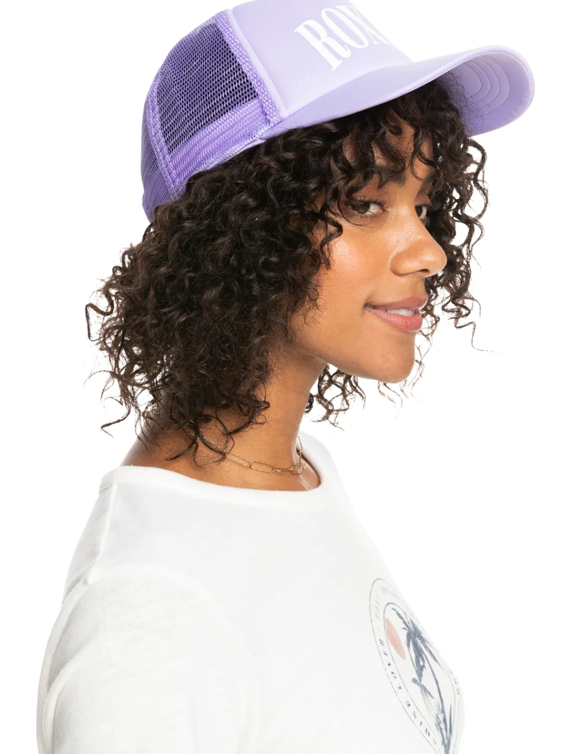 Roxy Hoeden & Petten*Soulrocker - Trucker Cap Voor Dames Purple Rose