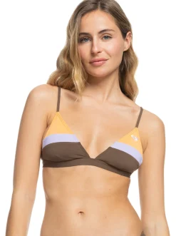 Roxy Bikini Tops*Splice It Up - Bralette Bikini Top For Women Rain Drum