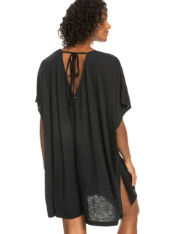 Roxy Badkleding*Stand For Love - Bedekkende Poncho Voor Dames Anthracite