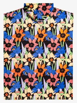 Roxy Badaccessoires*Stay Magical Printed - Handdoek Met Capuchon Anthracite Flower Jammin