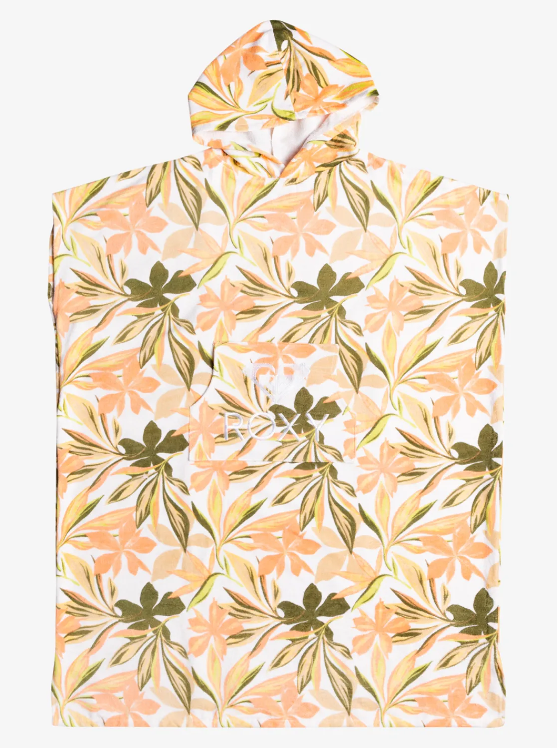 Roxy Badaccessoires*Stay Magical Printed - Handdoek Met Capuchon Bright White Subtly Salty Mult