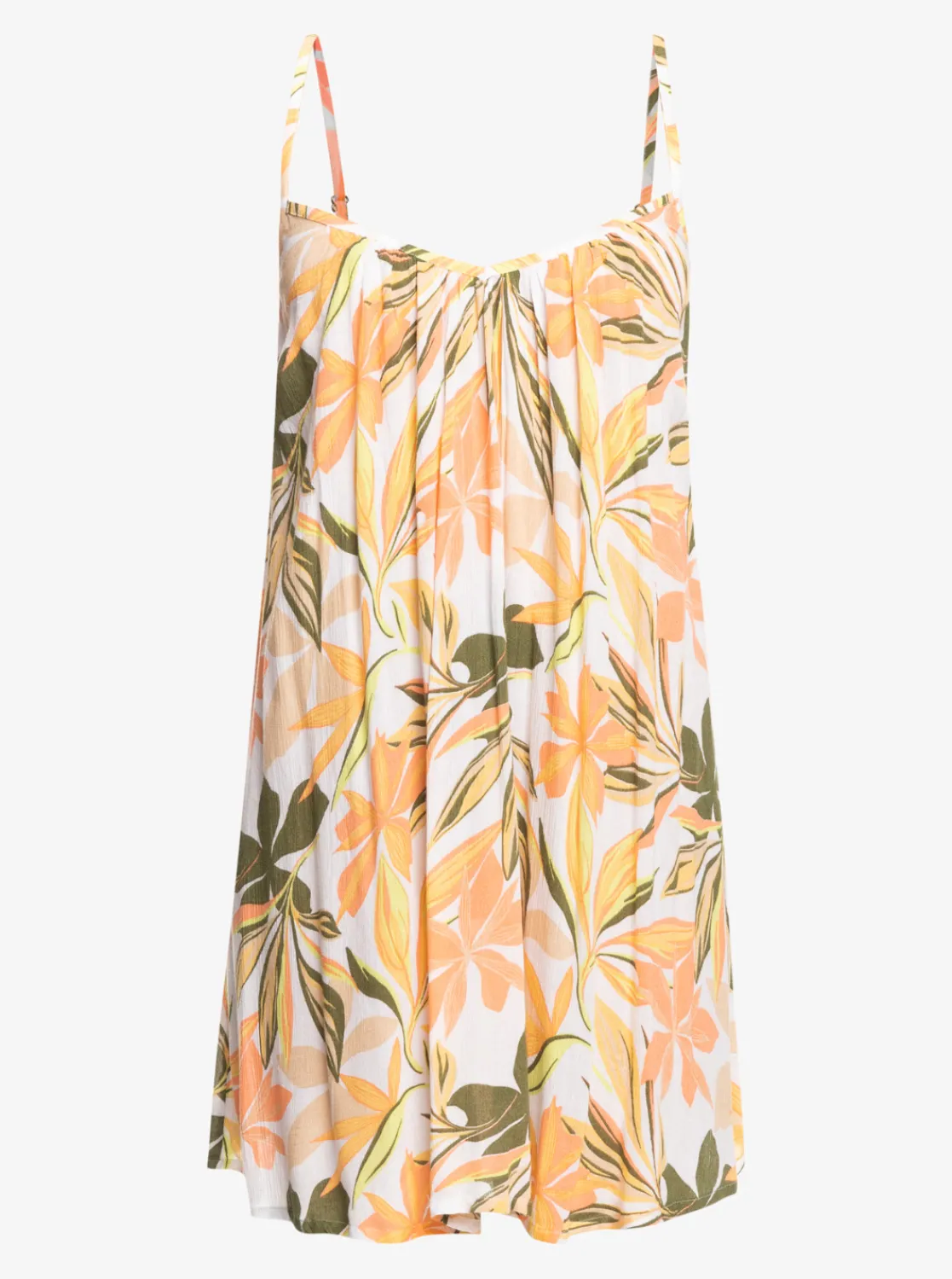 Roxy Badkleding*Summer Adventures - Mini-Jurk Voor Dames Bright White Subtly Salty Mult