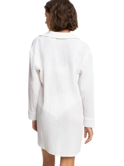 Roxy Badkleding*Sun And Limonade - Bloes-Jurk Voor Dames Bright White