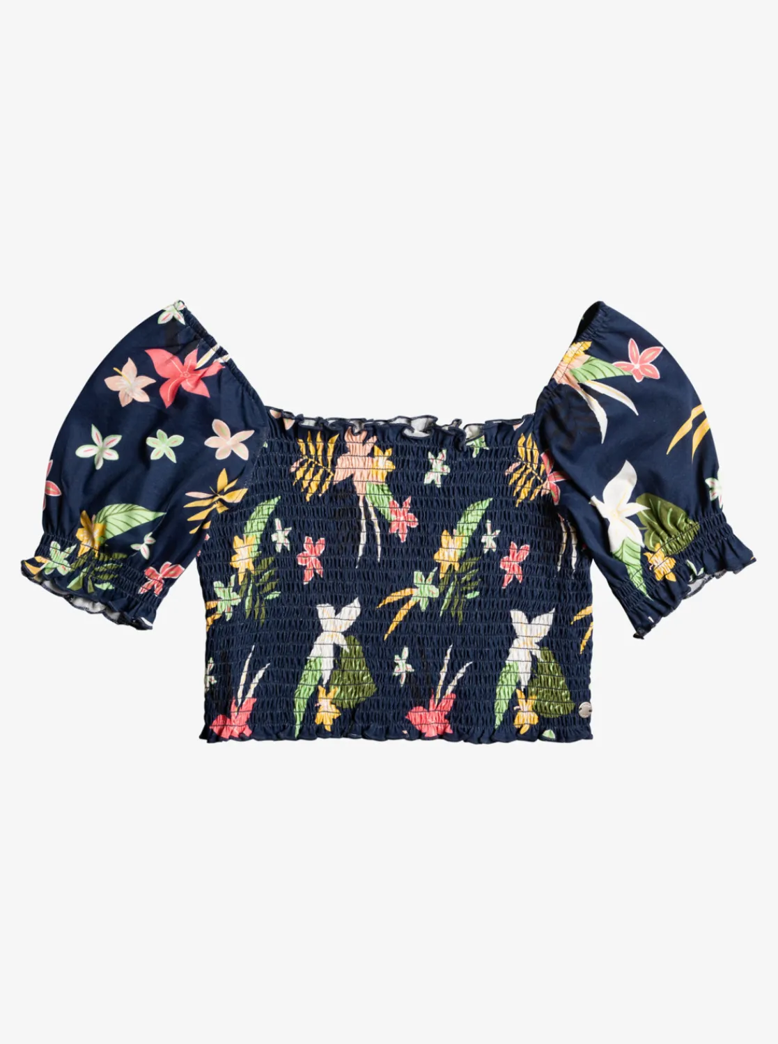 Roxy T-Shirts & Blouses*Sunday Night Sessions - Top Met Pofmouwen Voor Meisjes 4-16 Mood Indigo Alma Apparel