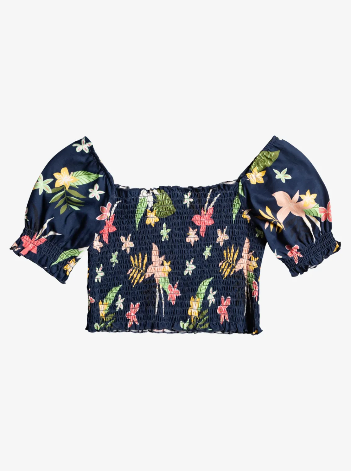 Roxy T-Shirts & Blouses*Sunday Night Sessions - Top Met Pofmouwen Voor Meisjes 4-16 Mood Indigo Alma Apparel